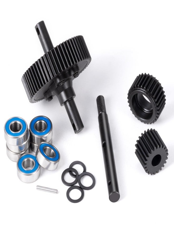 WEFEINO Steel Gearbox Transmission Gear Set with Ball Bearing Upgrade Parts for 1/10 Tra-xxas Slash 2WD Rustler Stampede Bandit VXL RC Car - Image 3